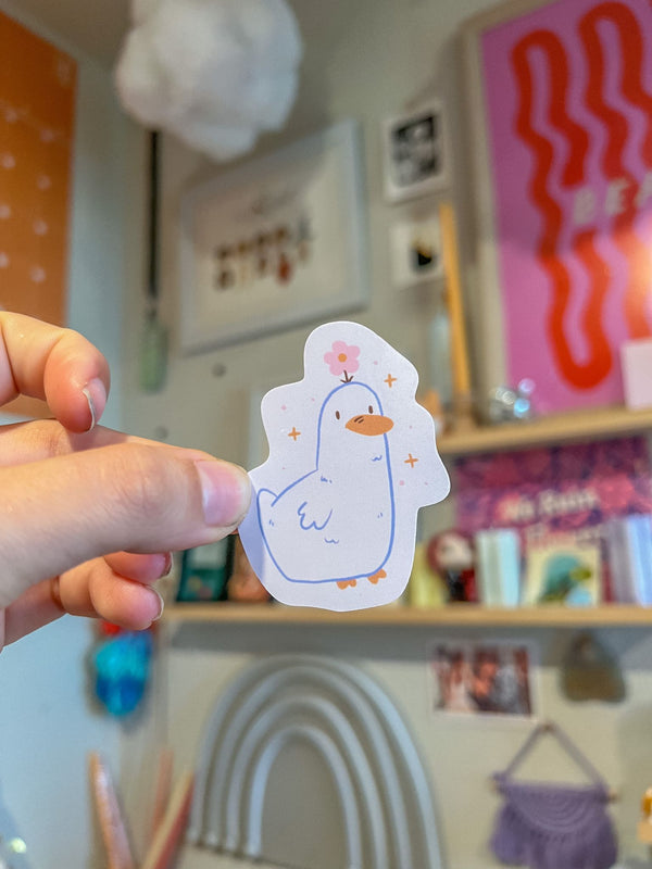 Happy Duck Sticker - 1