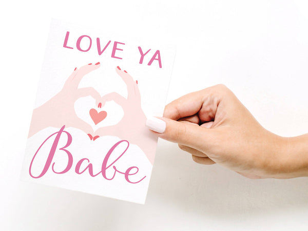 Love Ya Babe Greeting Card - DS