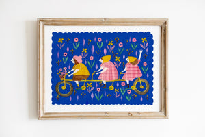 Let's Go On A Ride Art Print - 1