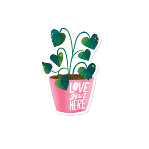 Love Grows Sticker - 1