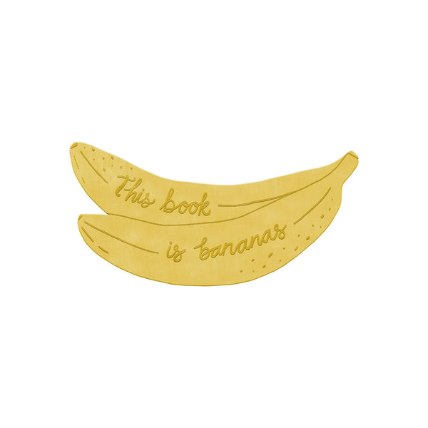Bananas Brass Bookmark - 1