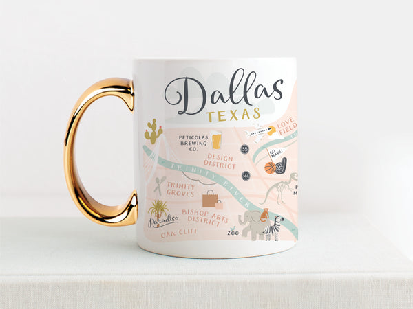 Dallas Map Mug