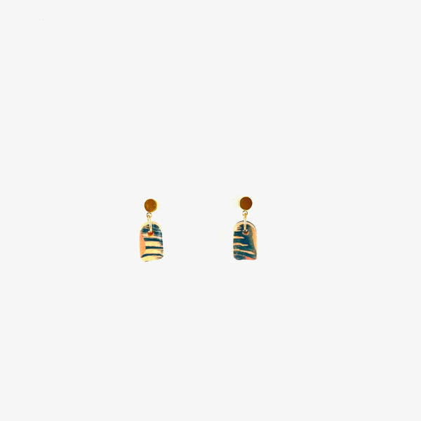 Slate Stud Earrings - 3