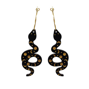 Moon Phases Snake Hoops - 1