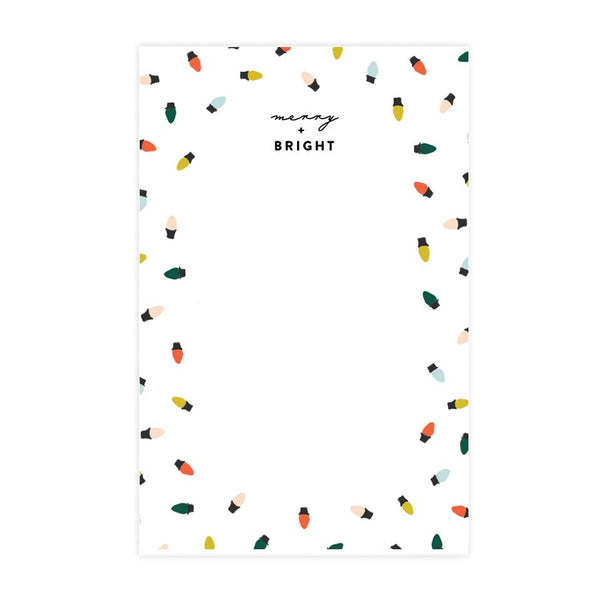 Merry & Bright Notepad - 1
