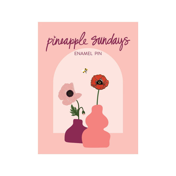 Red Poppy Pin - 1