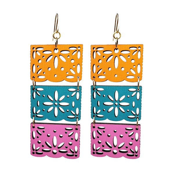 Papel Picado Earrings - 1