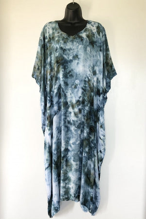 Plus Size Dyed Caftan - 1