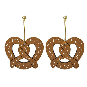 Pretzel Hoop Earrings - 1