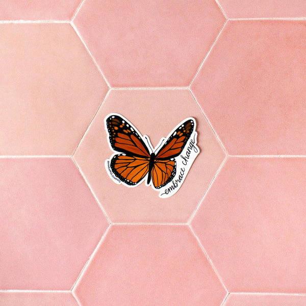 Monarch Butterfly Sticker - 2