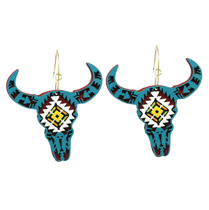 Cow Skull Hoops - 1