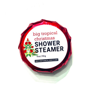 Big Tropical Christmas Shower Steamer - 1