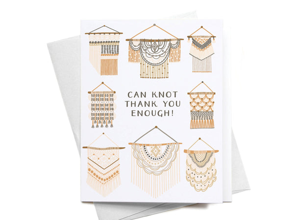 Can Knot Thank You Enough Greeting Card - DS