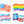 Load image into Gallery viewer, Tie-Dye Pride Flag Stickers
