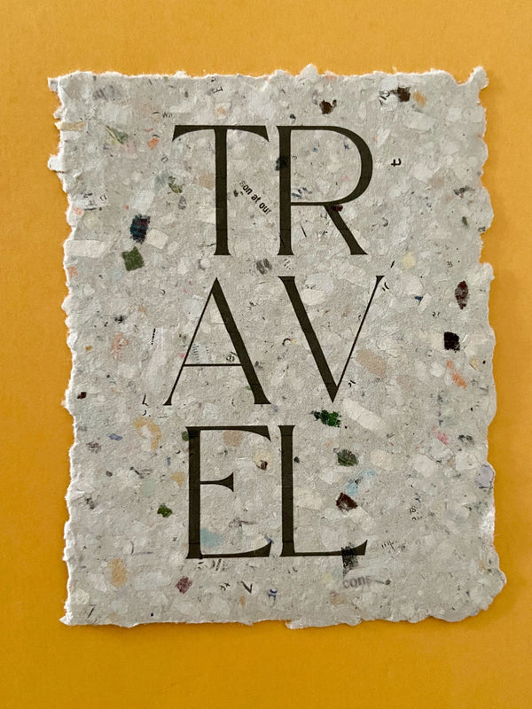 Travel Print on Handmade Paper - 1