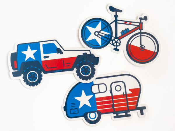 Flag Vehicle Stickers - 2