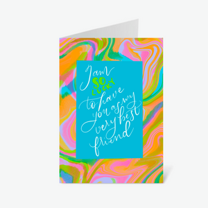 Lucky to Have You Friendship Card - 1