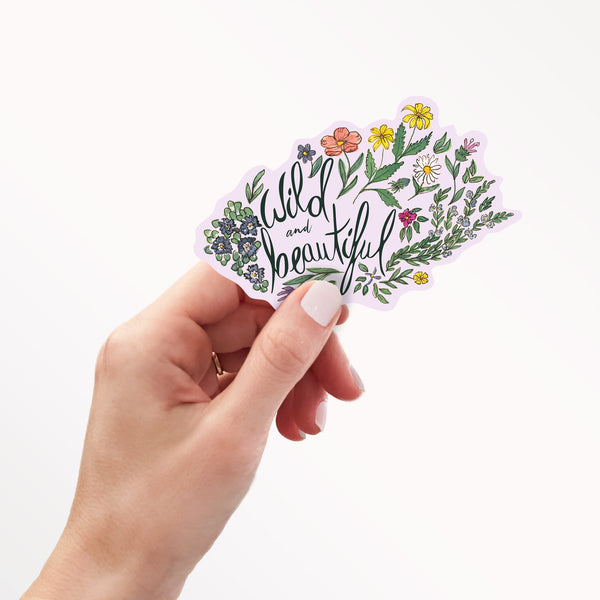 Wild & Beautiful Sticker - 3