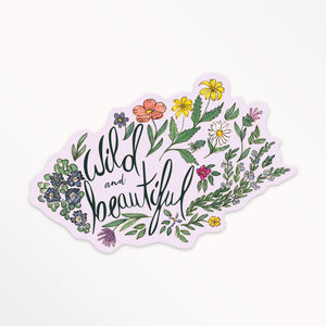 Wild & Beautiful Sticker - 1