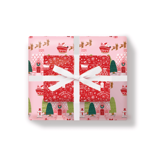 Double Sided Christmas Wrapping Paper Mosaic Makers Collective