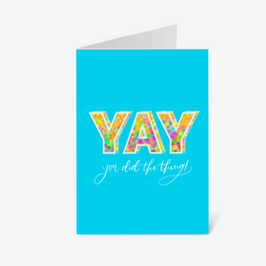YAY Confetti Celebration Card - 1