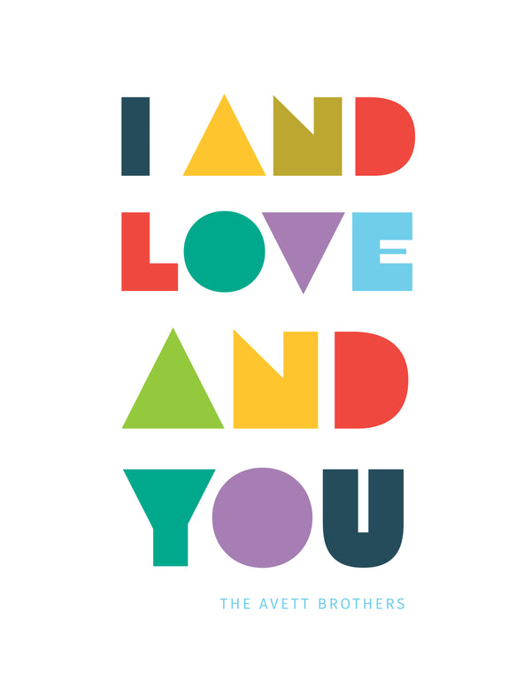 I Love You Art Print - 1