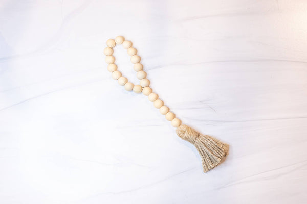 Looped Wood Bead Garland