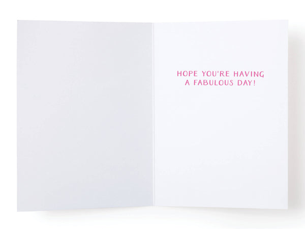 Hay Girl Haaayyy! Llama Greeting Card - DS