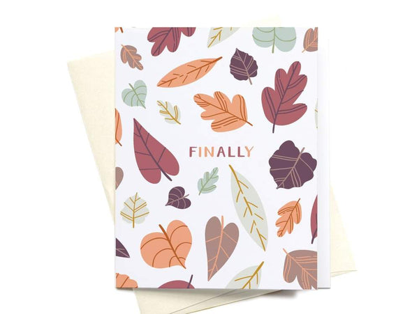Finally Fall Greeting Card - DS