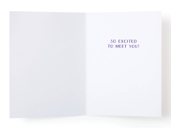 Welcome to the World Galaxy Greeting Card - DS