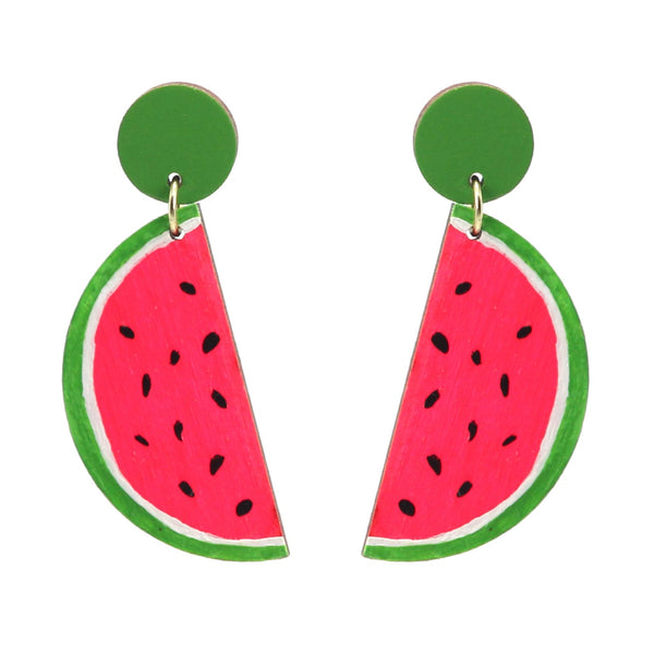 Watermelon Stud Dangles - 1