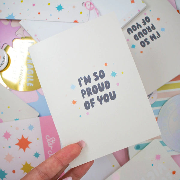 I am So Proud of You Card - 1