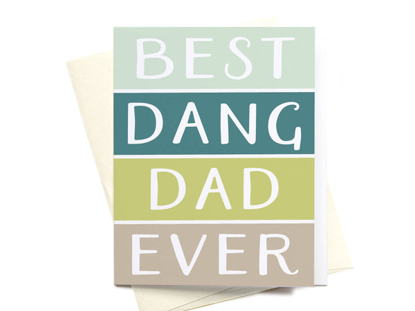 Best Dang Dad Greeting Card - HS