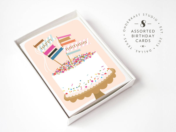 Assorted Birthday Greeting Card Box Set 2