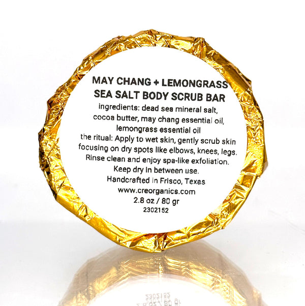 May Chang + Lemongrass Salt Scrub Bar 2.8 oz - 1