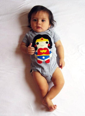 Wonder Girl Super Hero - Baby Onesie