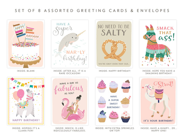 Assorted Birthday Greeting Card Box Set 2