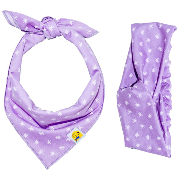 Lovely Lavender Sparks Matching Human Headband - 2