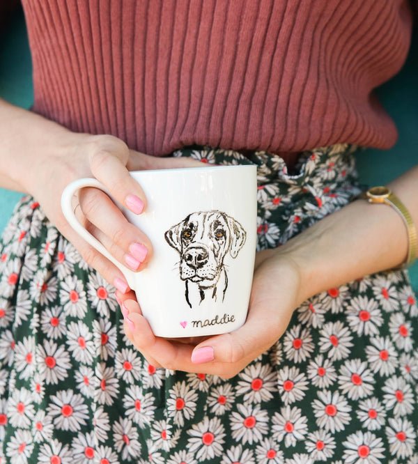Custom Pet Portrait Mug