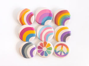 Pride Rainbow Buttons - 1