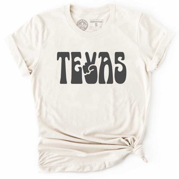 Peace Texas Tee - Natural