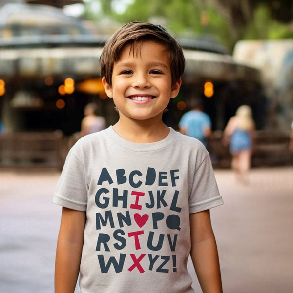Texas Alphabet Kids Tee