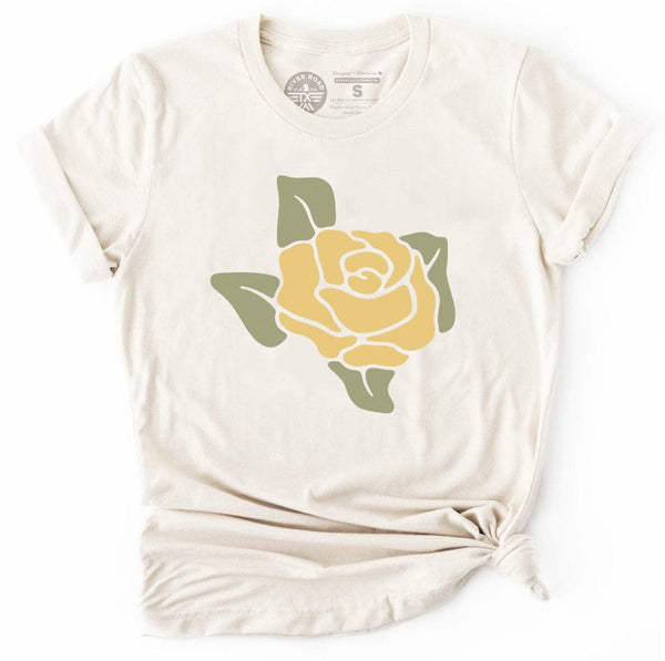 Yellow Rose of Texas Tee - Natural