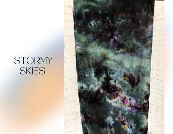 Dyed Velvet Scarves - 5