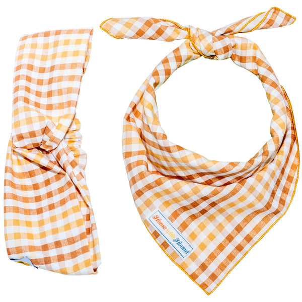 Seasoned Plaid Everyday Matching Human Headband - 2