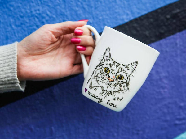 Custom Pet Portrait Mug