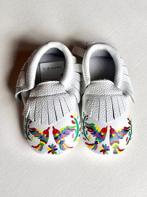 Otomi Birds Baby Moccasins - 1