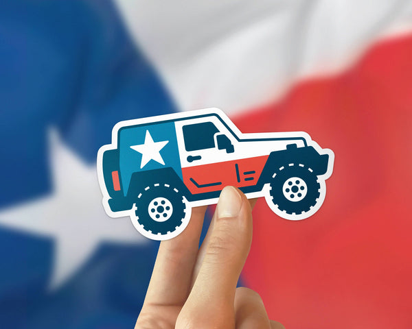 Texas Flag Vehicle Stickers