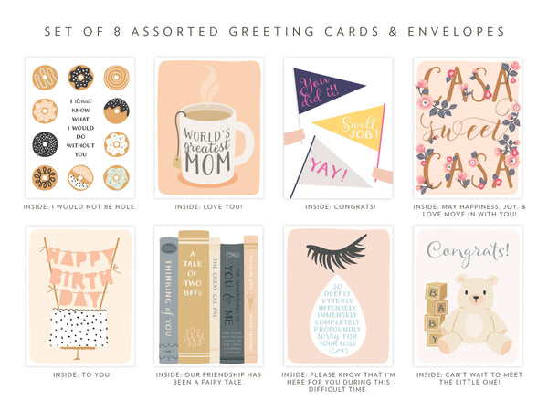 Assorted Occasion Greeting Card Box Set