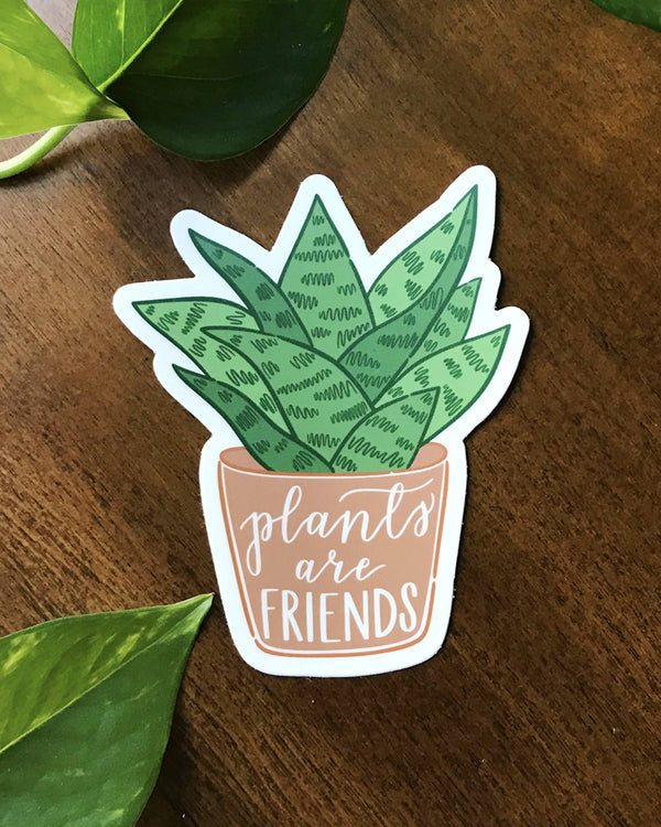 Plants are Friends Sticker